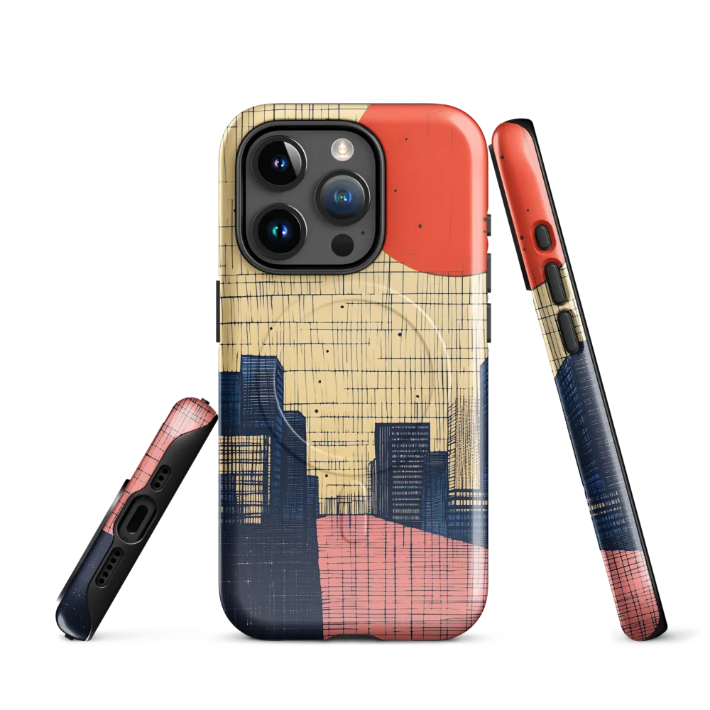 Urban Echoes: A Minimalist Cityscape