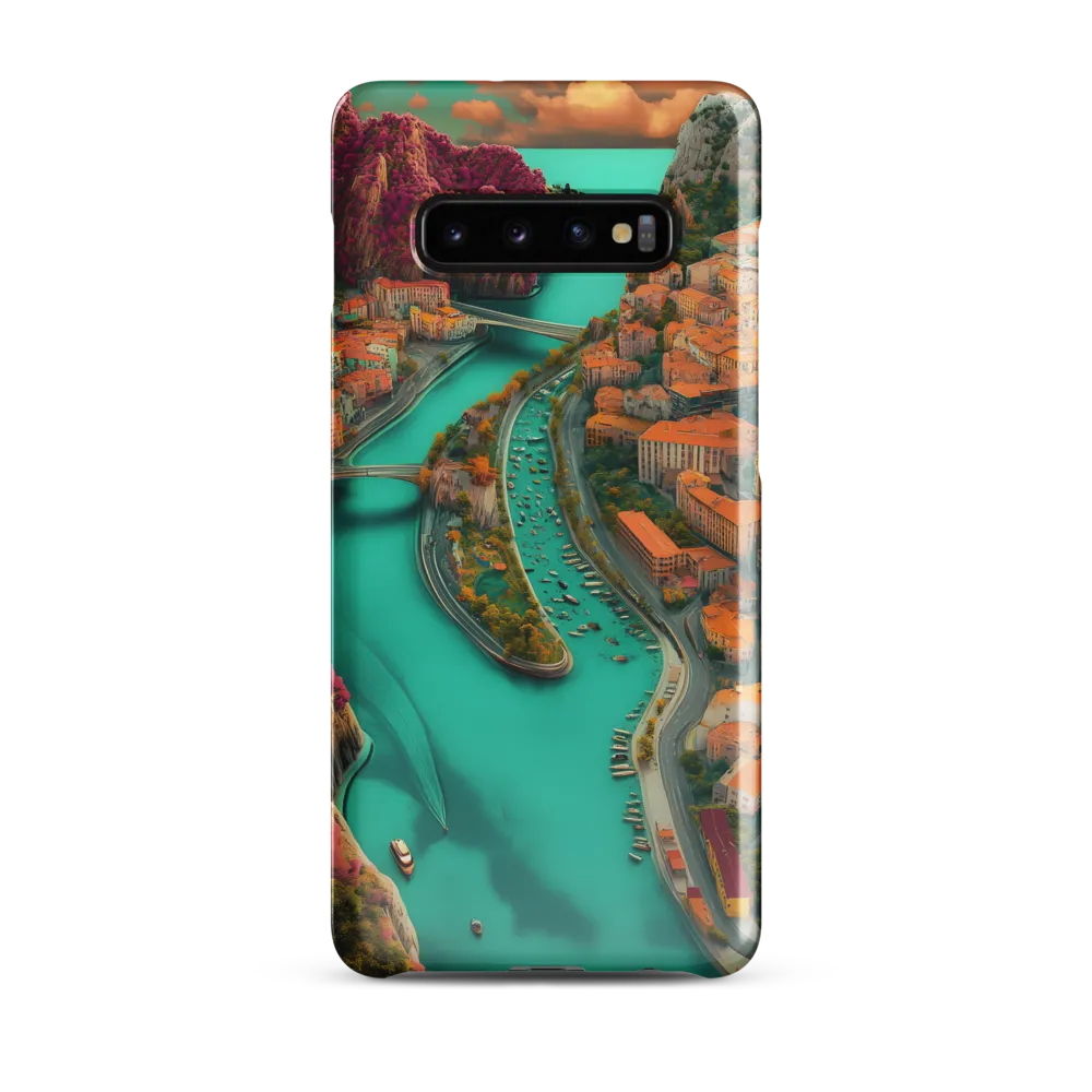 Harmonies of Color: A Surreal Landscape | Phone Case |  S10 Plus | Snap Case | Glossy