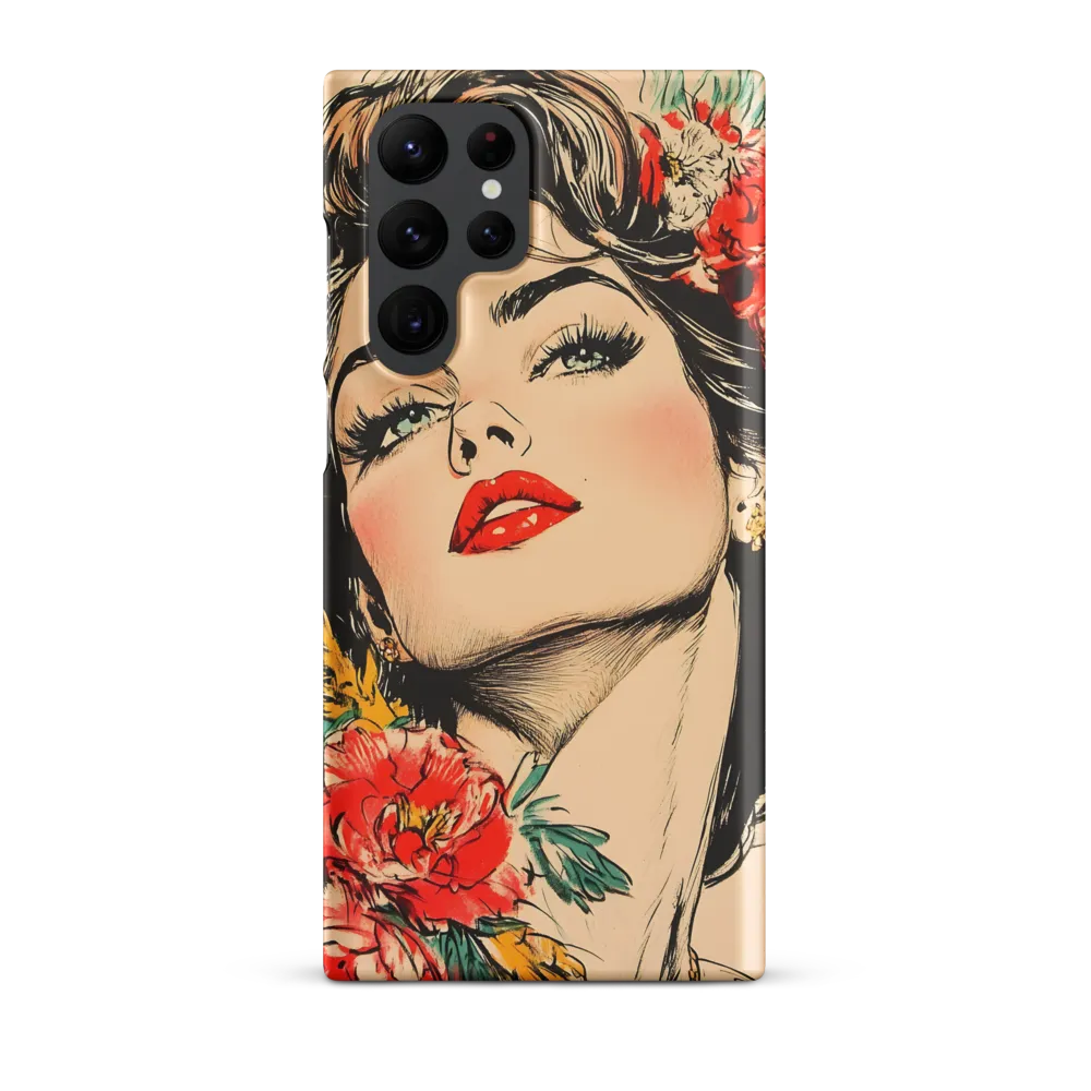 Radiance in Red: A Portrait of Elegance