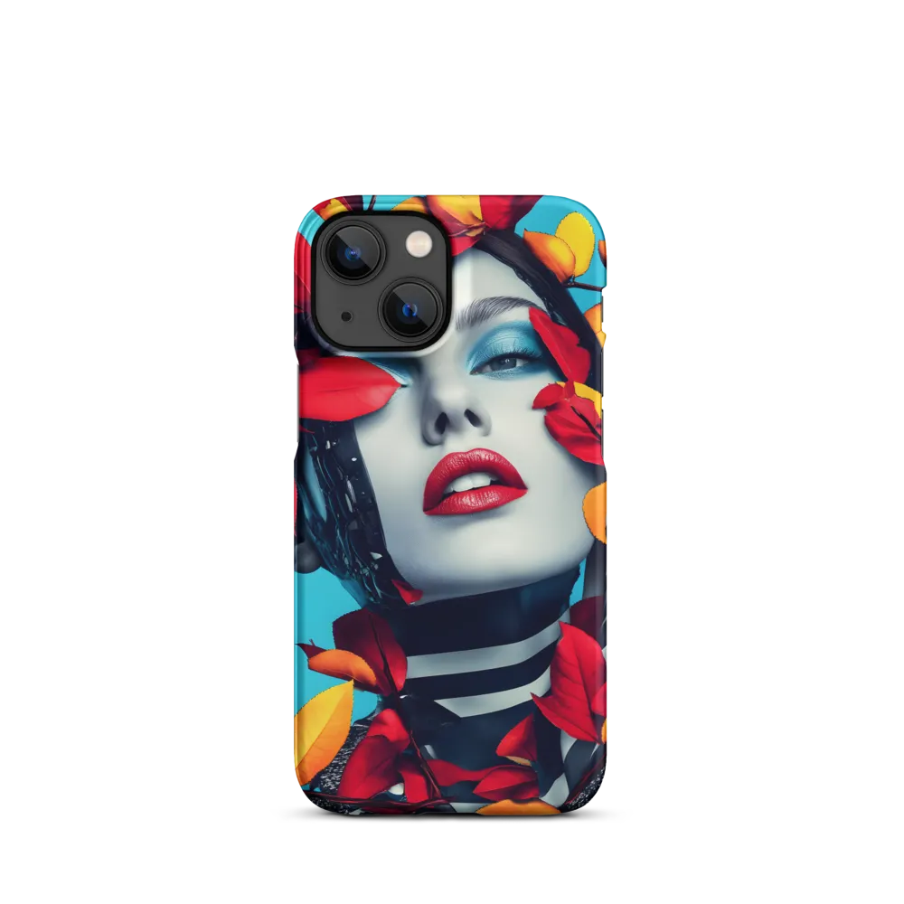 Futuristic Fusion: Nature Meets Technology | Phone Case |  13 Mini | Snap Case | Matte
