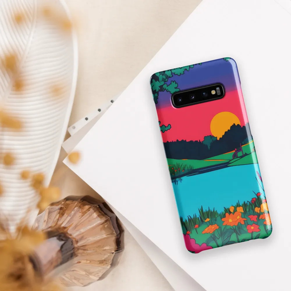 Serenity at Sunset | Phone Case |  S10 Plus | Snap Case | Glossy