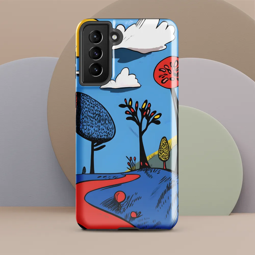 A Playful Journey Through Whimsical Woods | Phone Case |  S21 Plus | Tough Case | Glossy