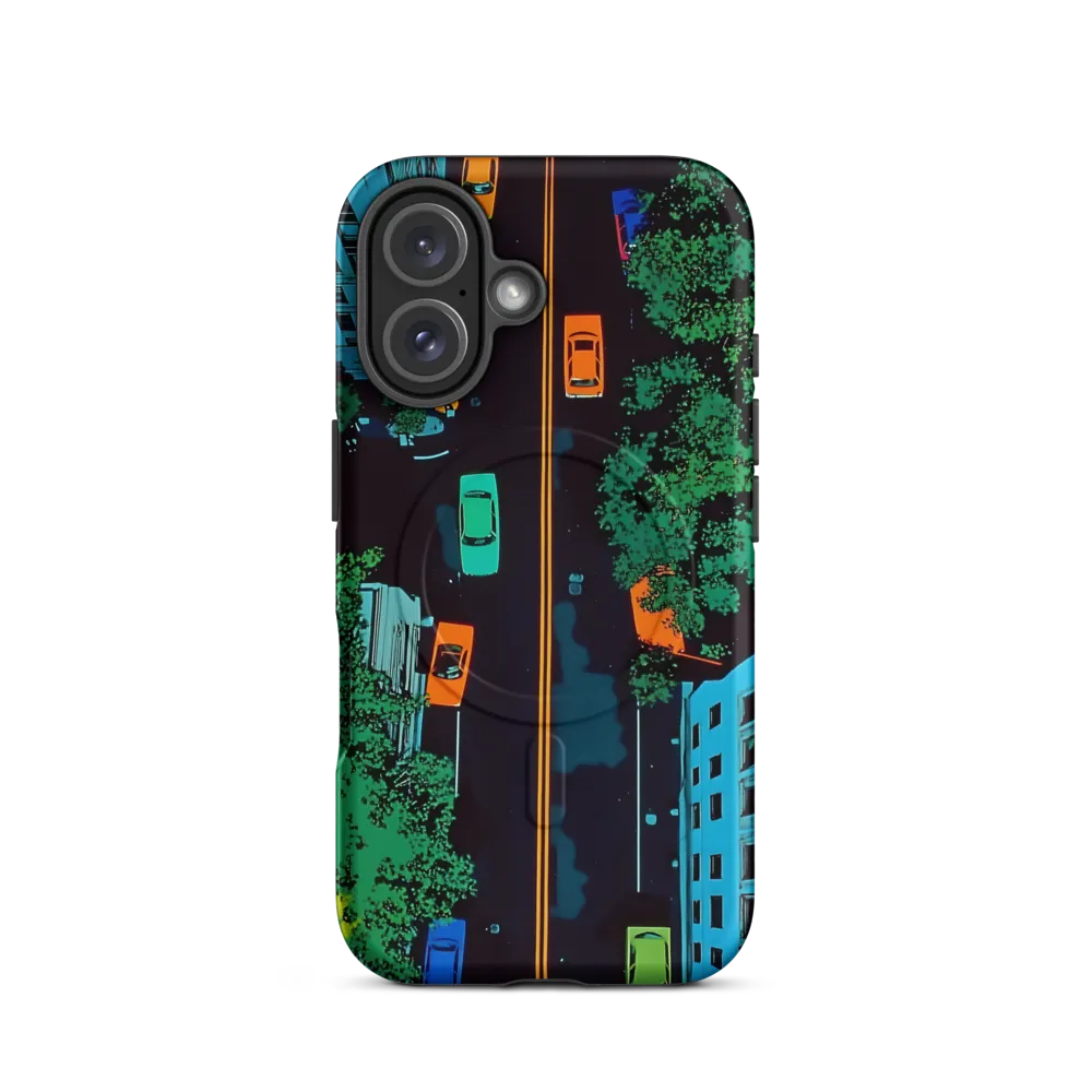 Urban Pulse: A Colorful Intersection