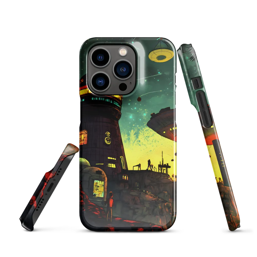 Futuristic Horizons: A Glimpse into Tomorrow | Phone Case |  14 Pro | Snap Case | Glossy