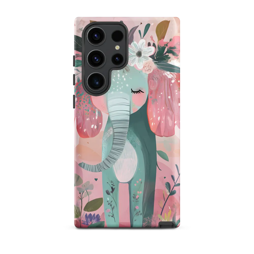 Whimsical Elephant in Bloom