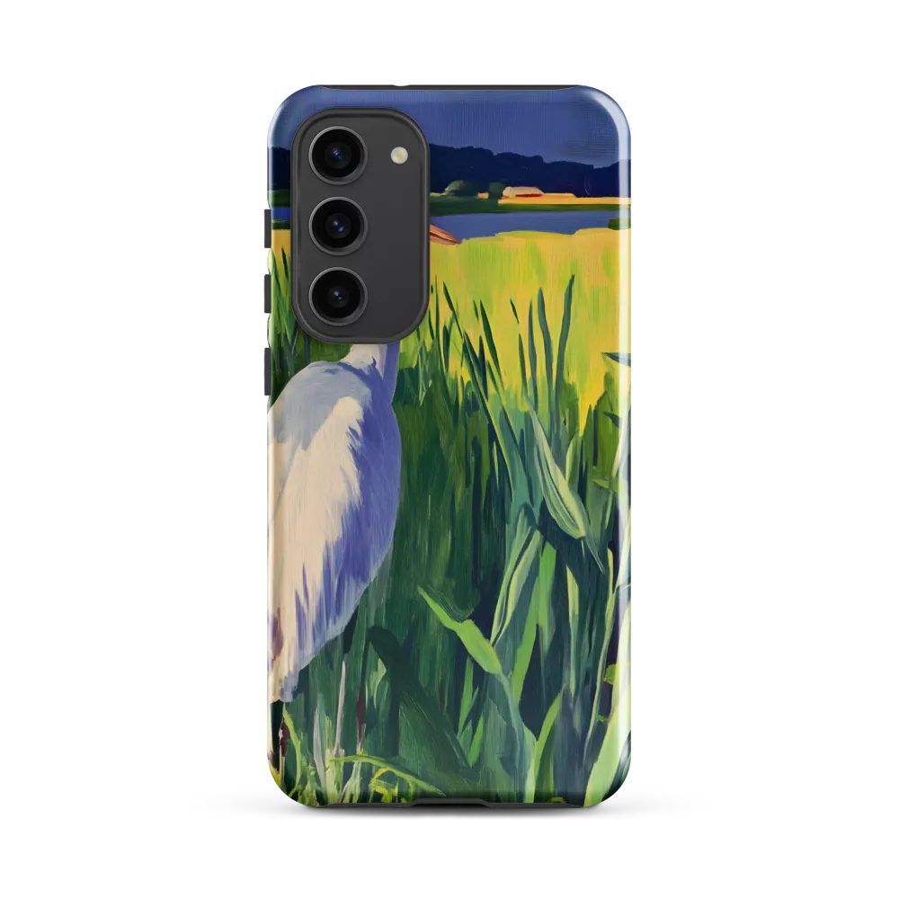 Graceful Presence: The Heron in the Meadow