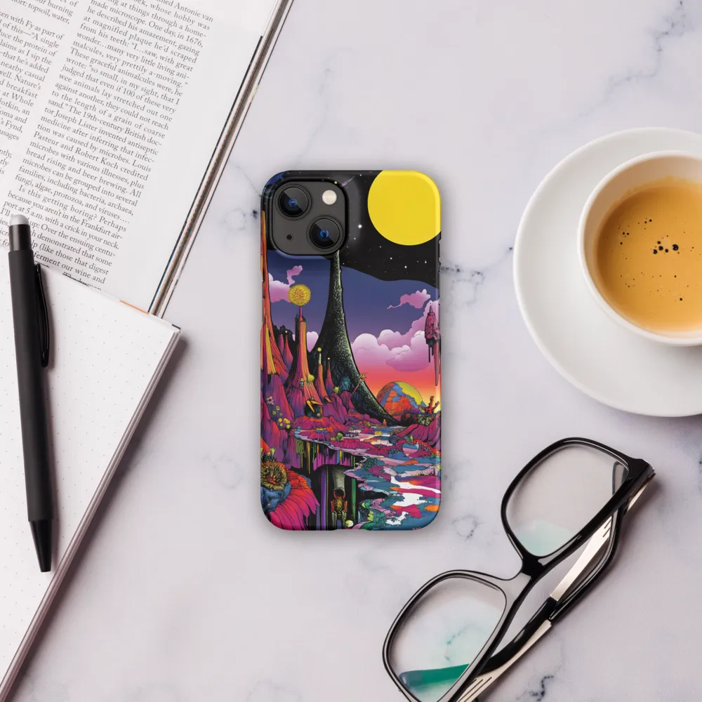 Celestial Dreams: A Journey Through an Alien Landscape | Phone Case |  14 | Snap Case | Matte