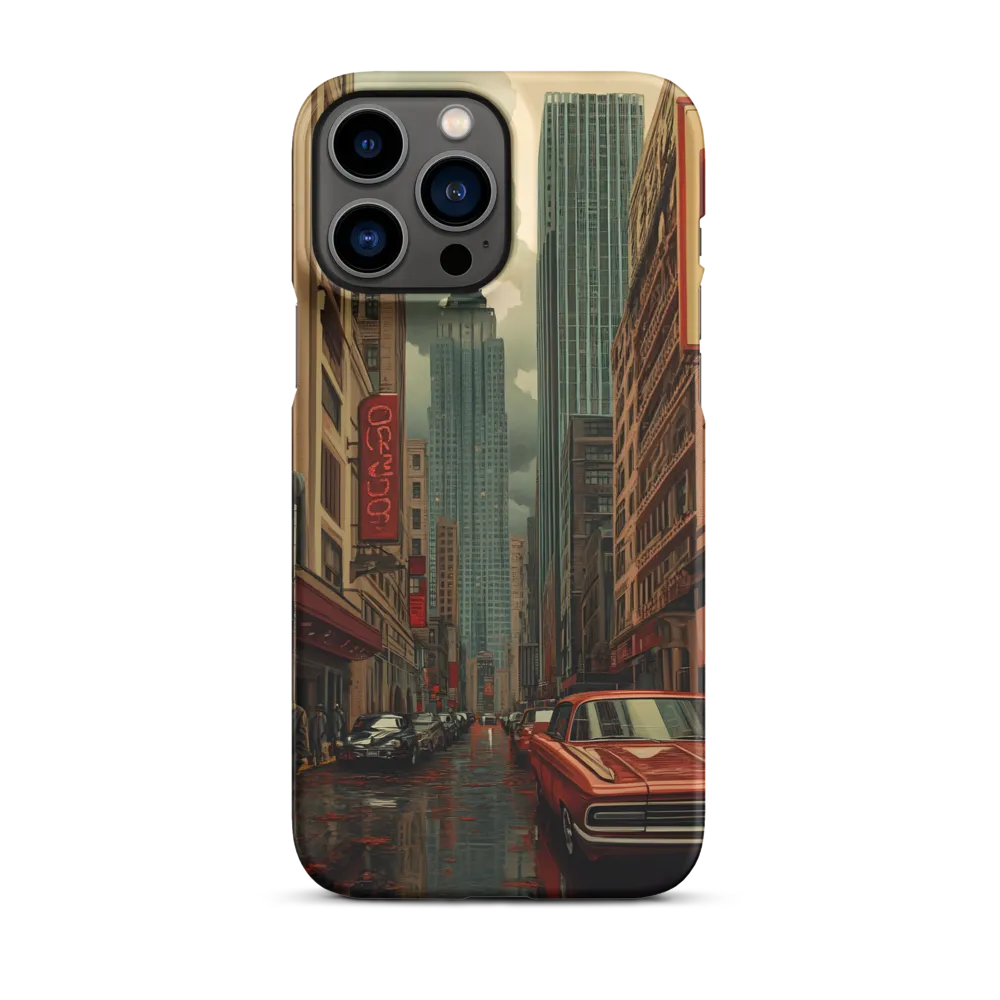 Nostalgic Cityscape: Reflections of a Forgotten Era | Phone Case |  13 Pro Max | Snap Case | Matte