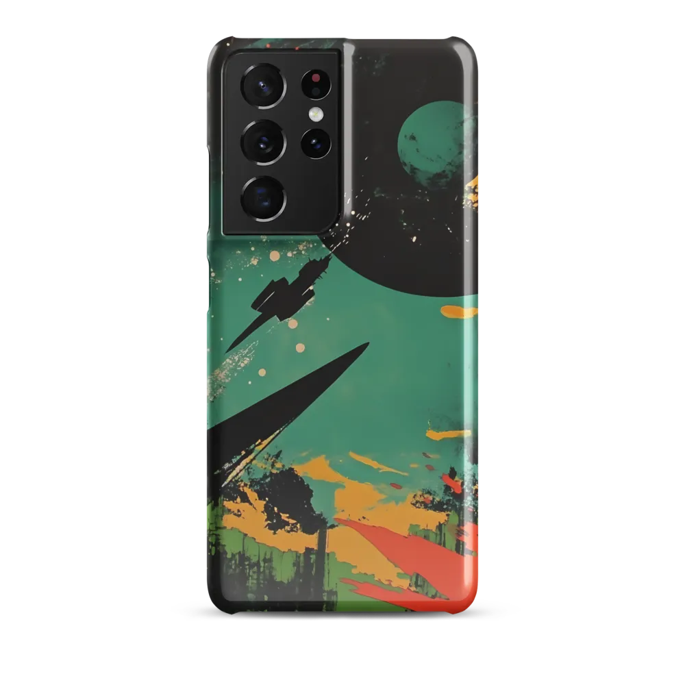 Journey Through the Cosmic Canvas | Phone Case |  S21 Ultra | Snap Case | Glossy