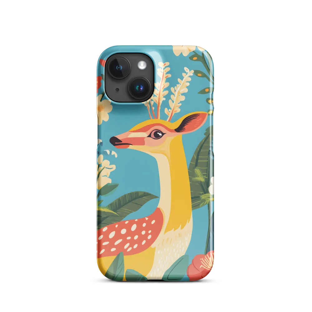 Serene Majesty: A Vibrant Deer Amidst Flora