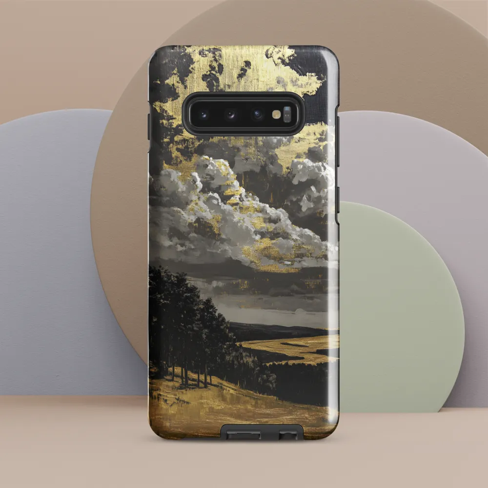 Golden Serenity in a Dramatic Sky | Phone Case |  S10 Plus | Tough Case | Glossy