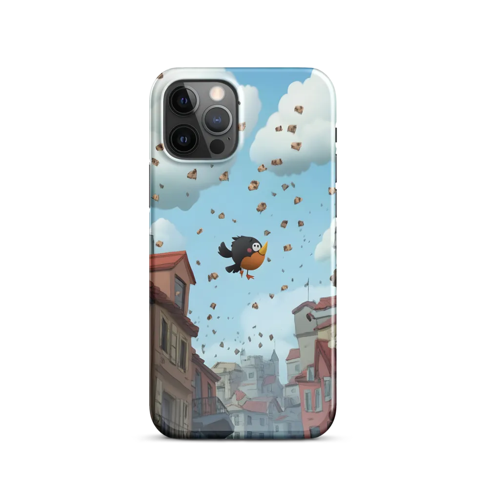 A Whimsical Flight Through Bread and Sky