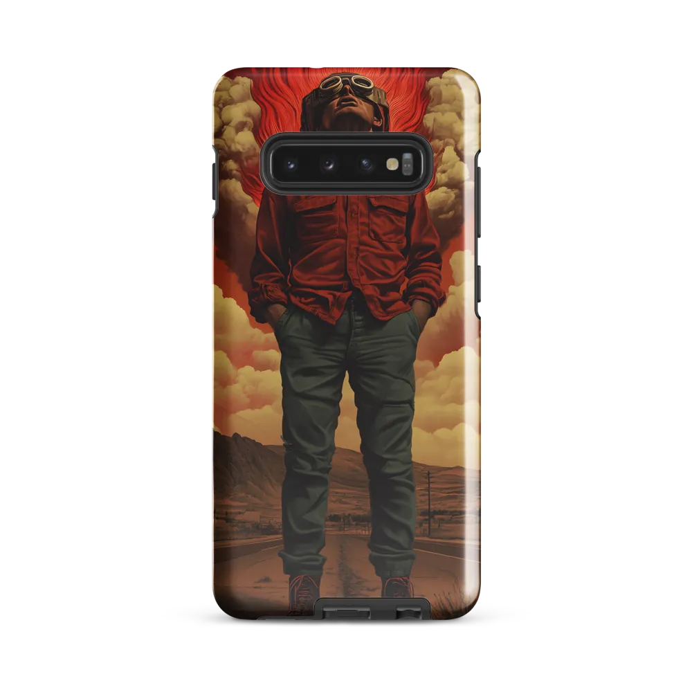 Defiant Spirit in a Surreal Landscape | Phone Case |  S10 Plus | Tough Case | Glossy