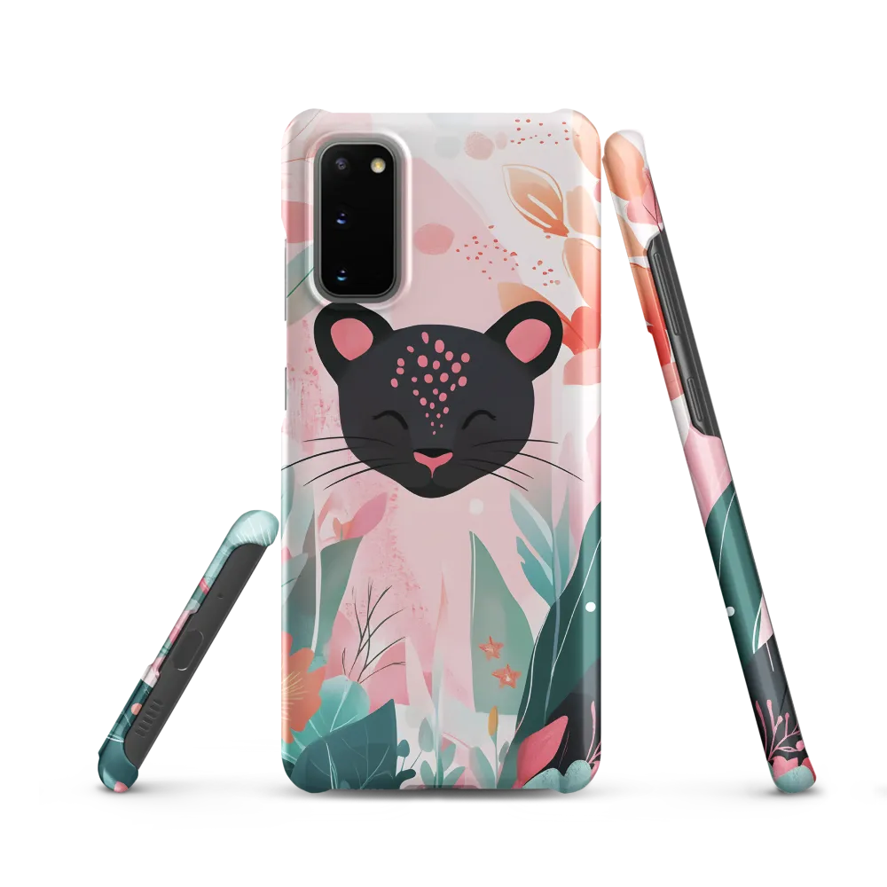Whimsical Panther in Bloom