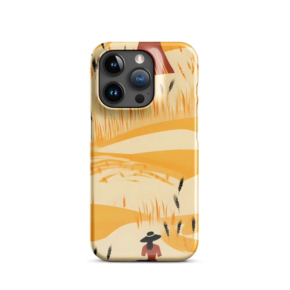 Embracing the Fields: A Floral Journey | Phone Case |  15 Pro | Snap Case | Glossy