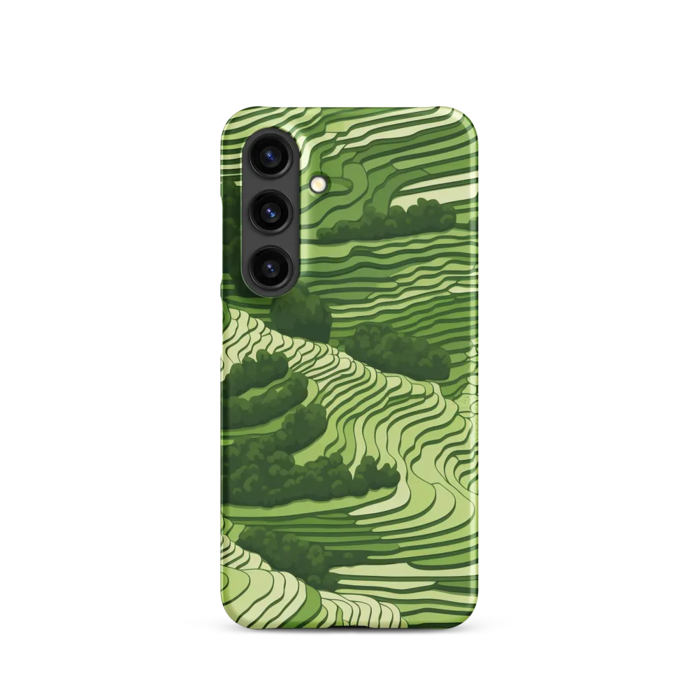 Waves of Green: An Abstract Landscape