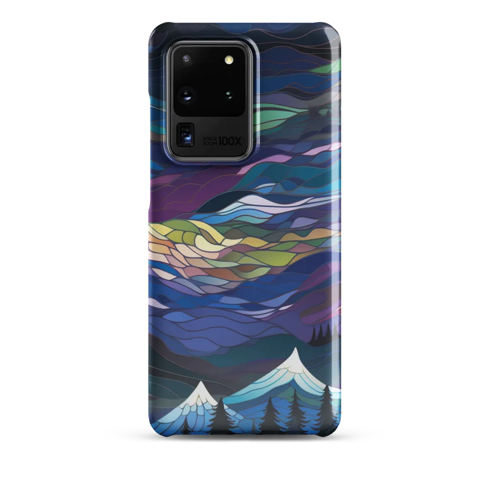 Twilight Peaks: An Abstract Mountain Landscape