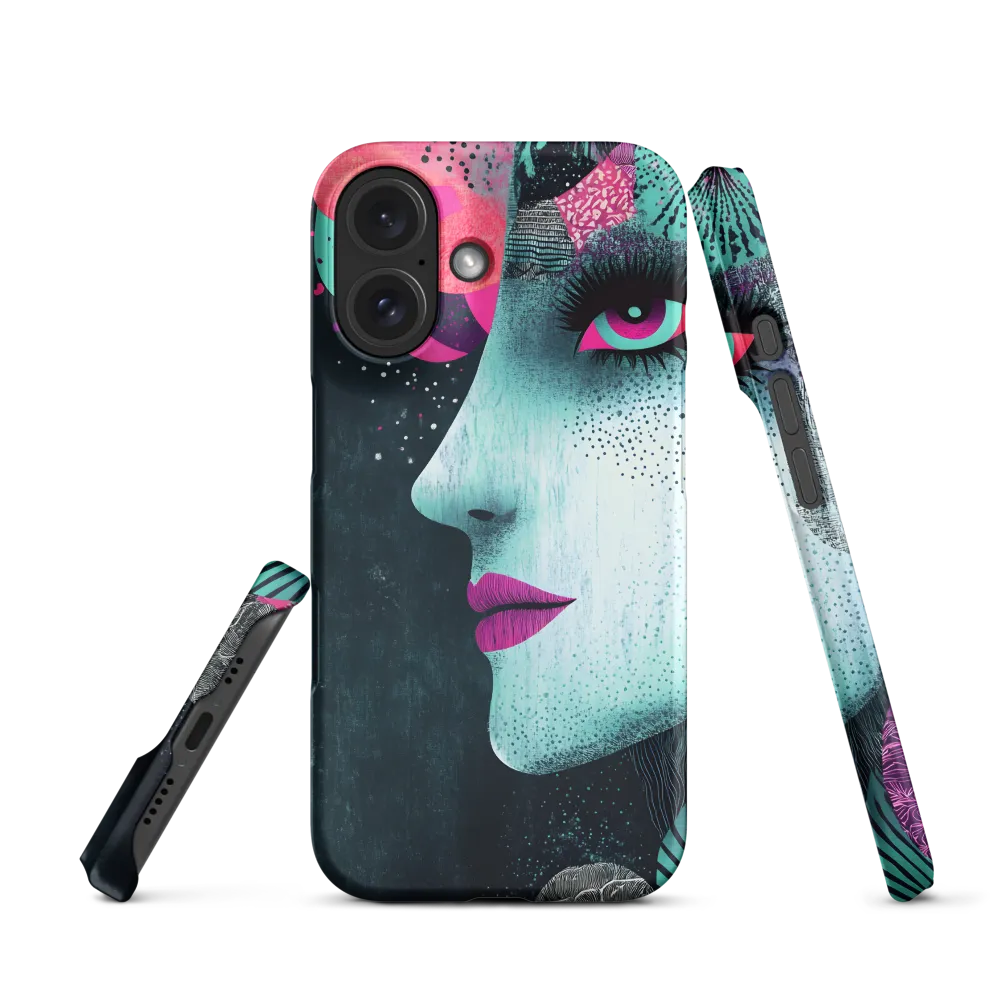 Mystical Beauty in Blue and Pink | Phone Case |  16 | Snap Case | Matte
