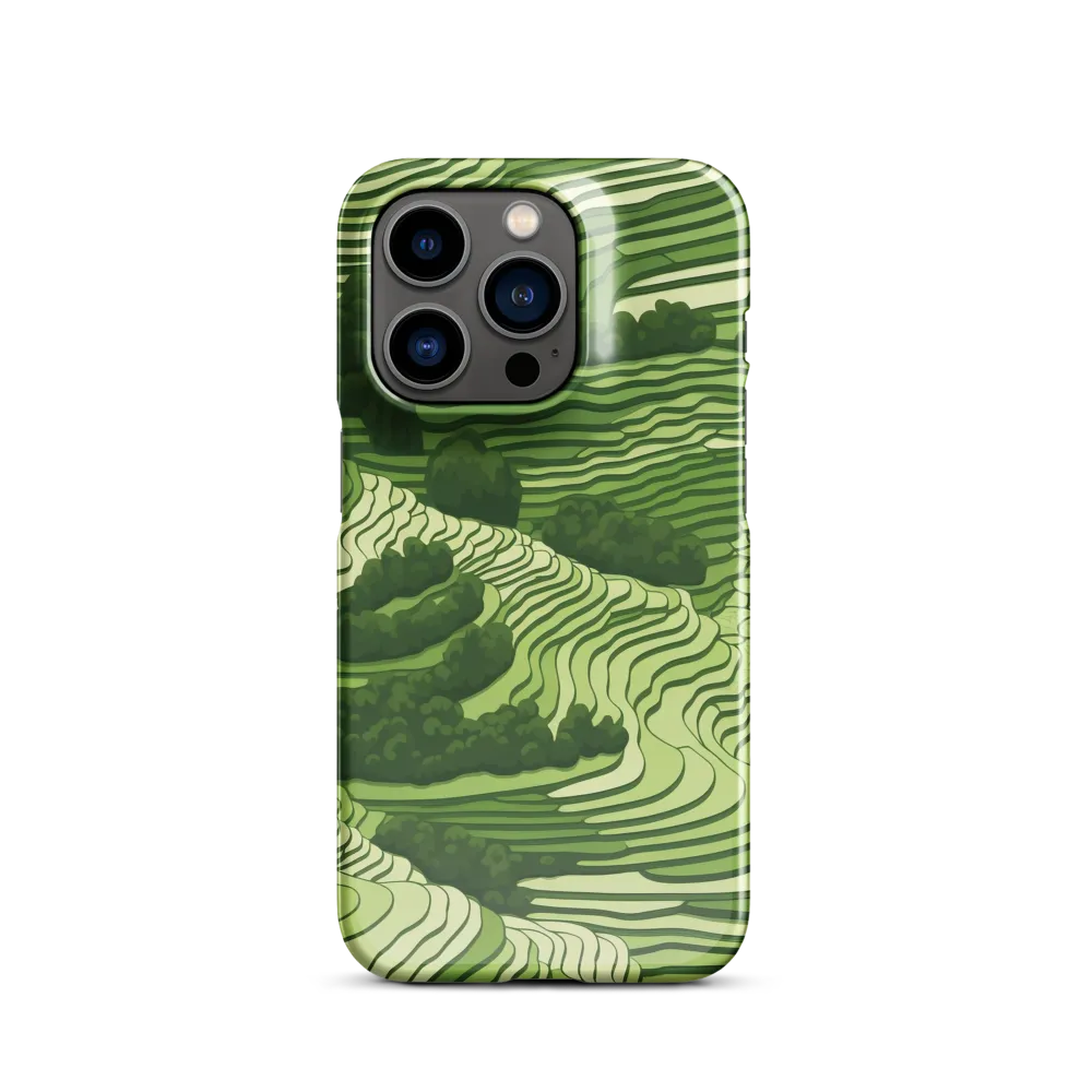 Waves of Green: An Abstract Landscape