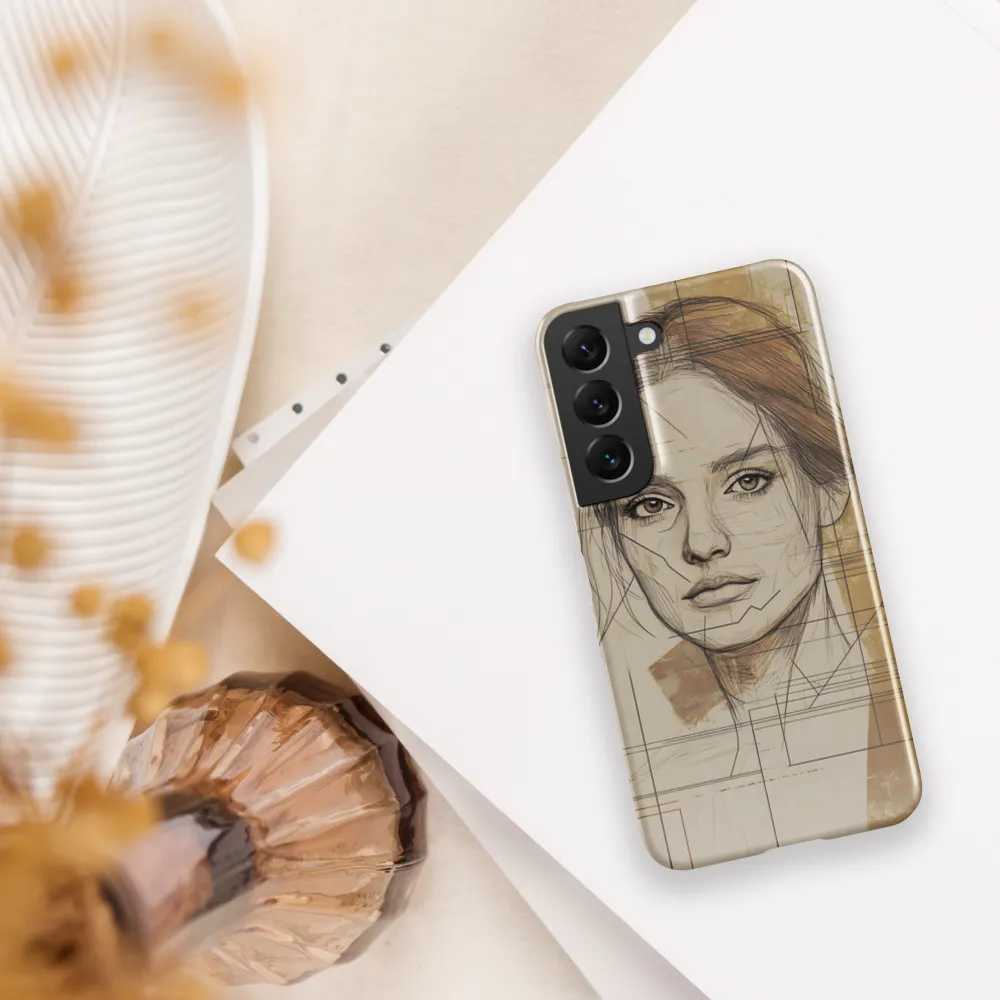 Geometric Elegance: A Modern Portrait