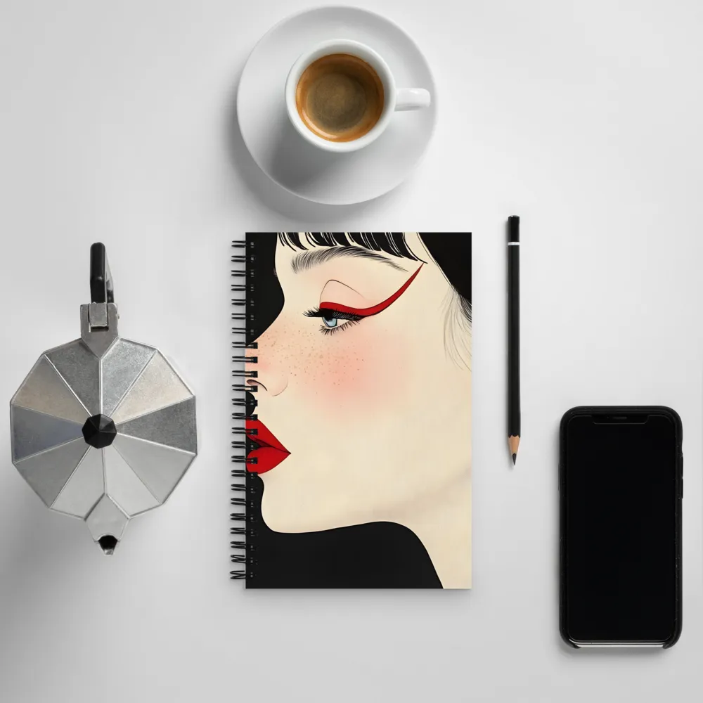 Elegance in Profile | Spiral Notebook