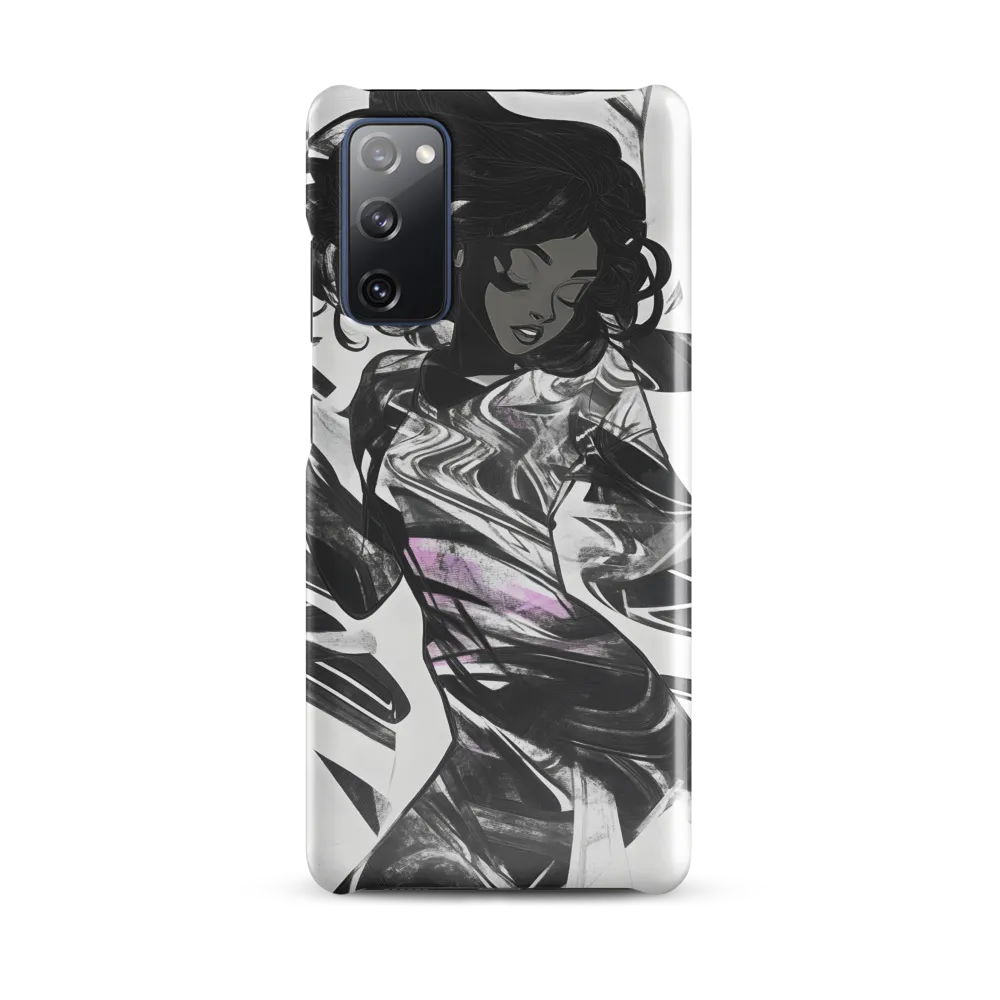 Fluid Grace: The Dance of Shadows | Phone Case |  S20 FE | Snap Case | Glossy