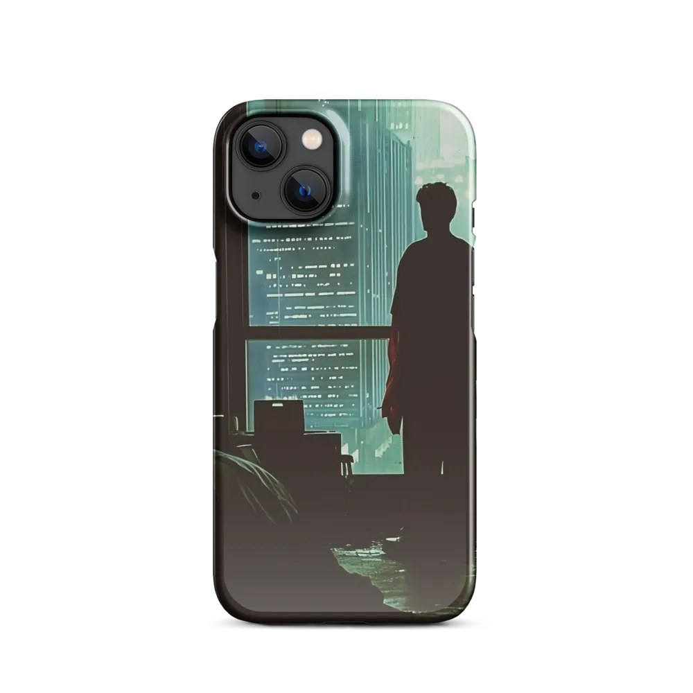 Silent Contemplation in a Futuristic Dystopia | Phone Case |  13 | Snap Case | Glossy