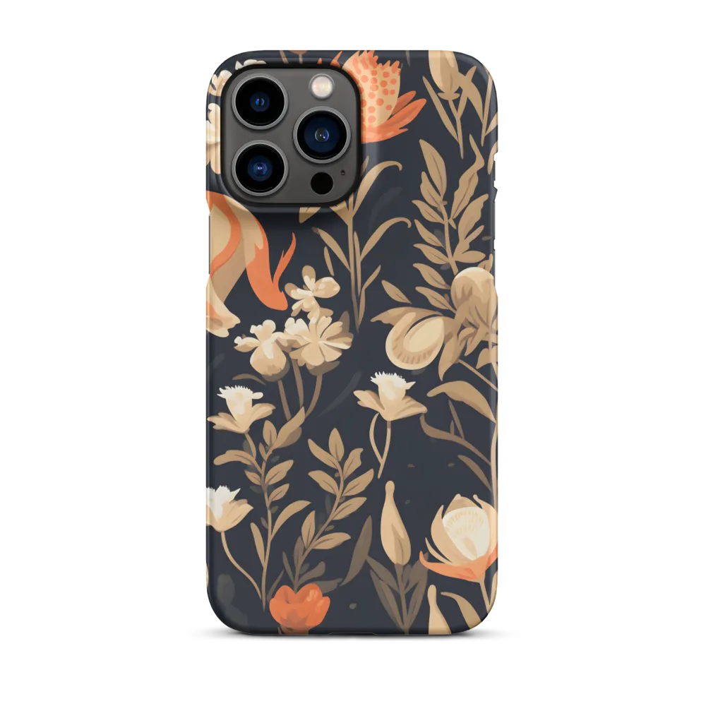 Floral Harmony: A Dance in the Dark
