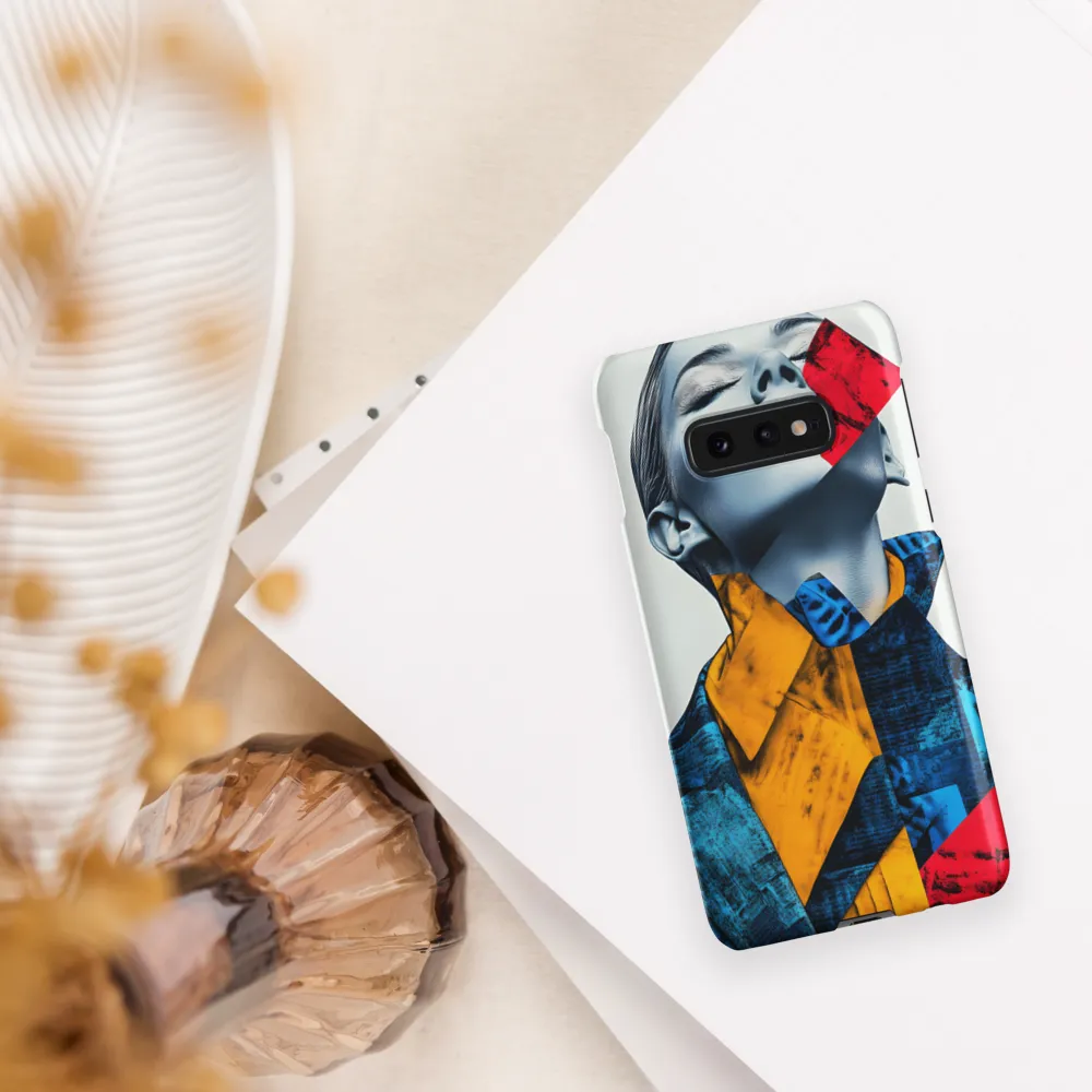 Fragmented Confidence: A Surreal Fashion Portrait | Phone Case |  S10e | Snap Case | Matte