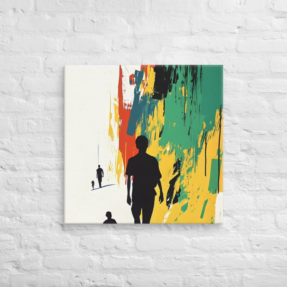 Journey of Silhouettes | Canvas | 26″×26″