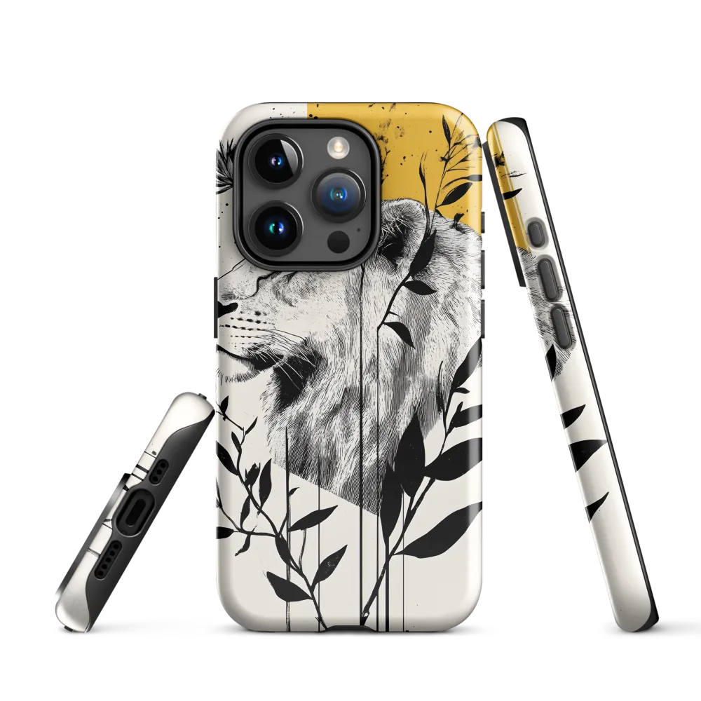 Regal Serenity: The Lion and Flora