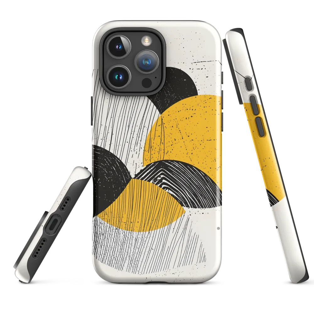 Dynamic Harmony in Black and Yellow