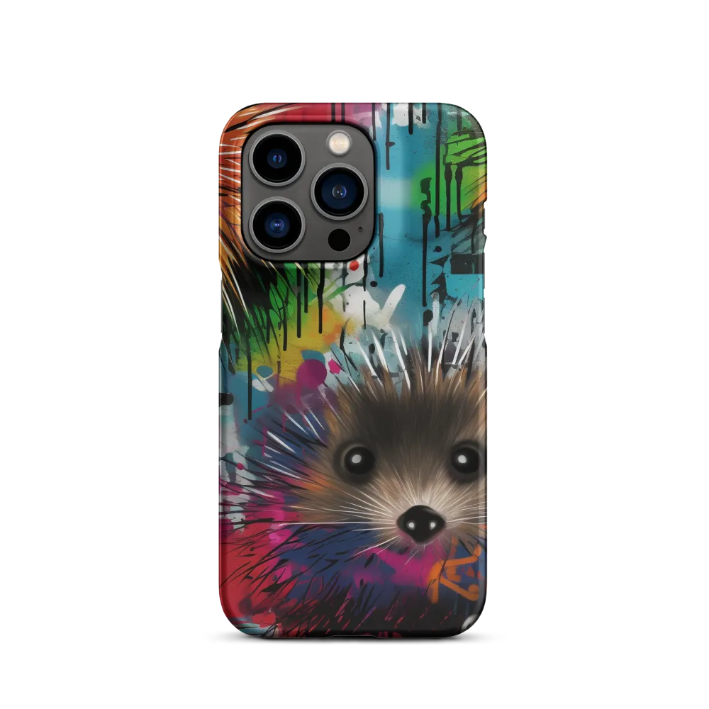 Whimsical Hedgehogs in a Kaleidoscopic Wonderland | Phone Case |  14 Pro | Snap Case | Matte