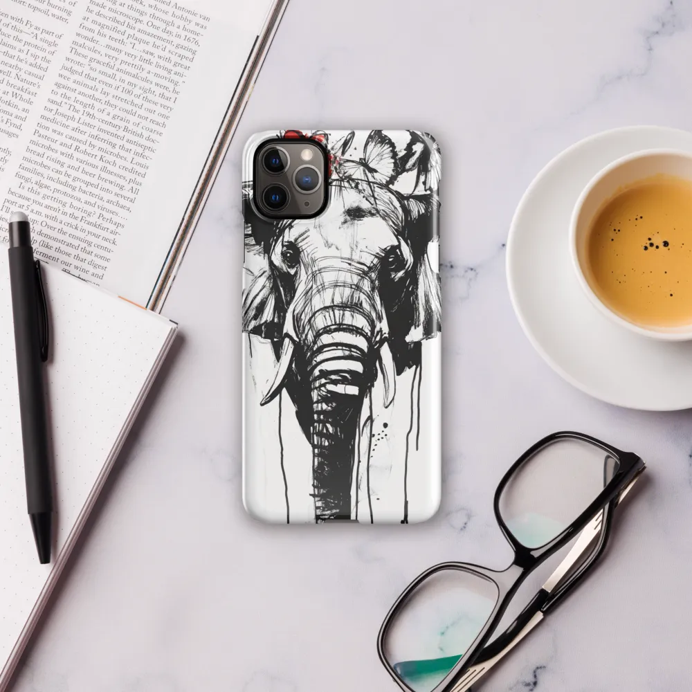 Whimsical Elegance: The Elephant's Adornments | Phone Case |  11 Pro Max | Snap Case | Glossy