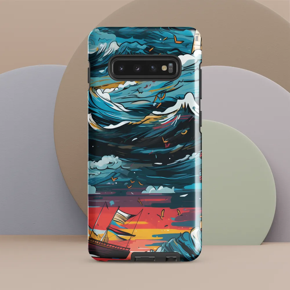 Turbulent Seas: A Lighthouse Adventure | Phone Case |  S10 Plus | Tough Case | Glossy