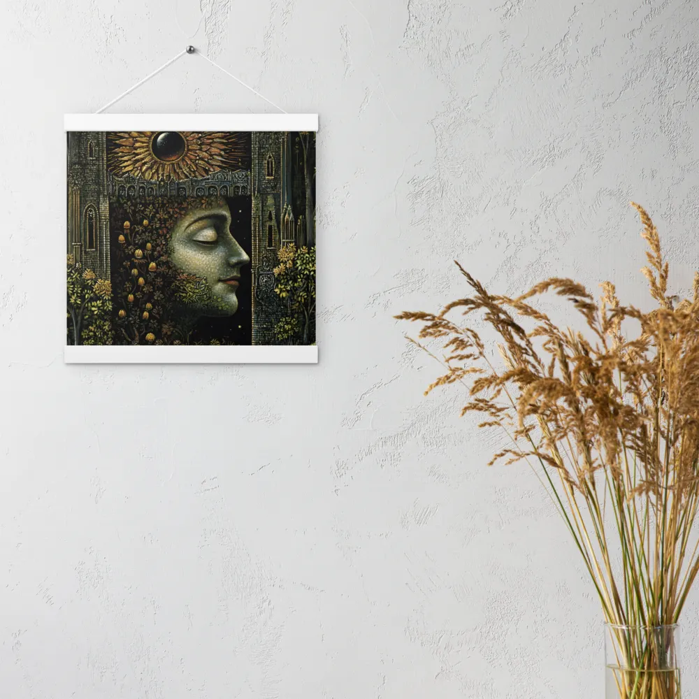Nature’s Embrace: The Infinite Connection | Poster With White Wood Hanger | 12″×12″