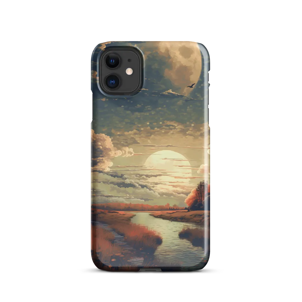 Whispers of Dusk: A Tranquil River Landscape