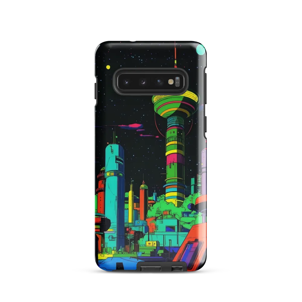 Neon Dreams: A Futuristic Cityscape