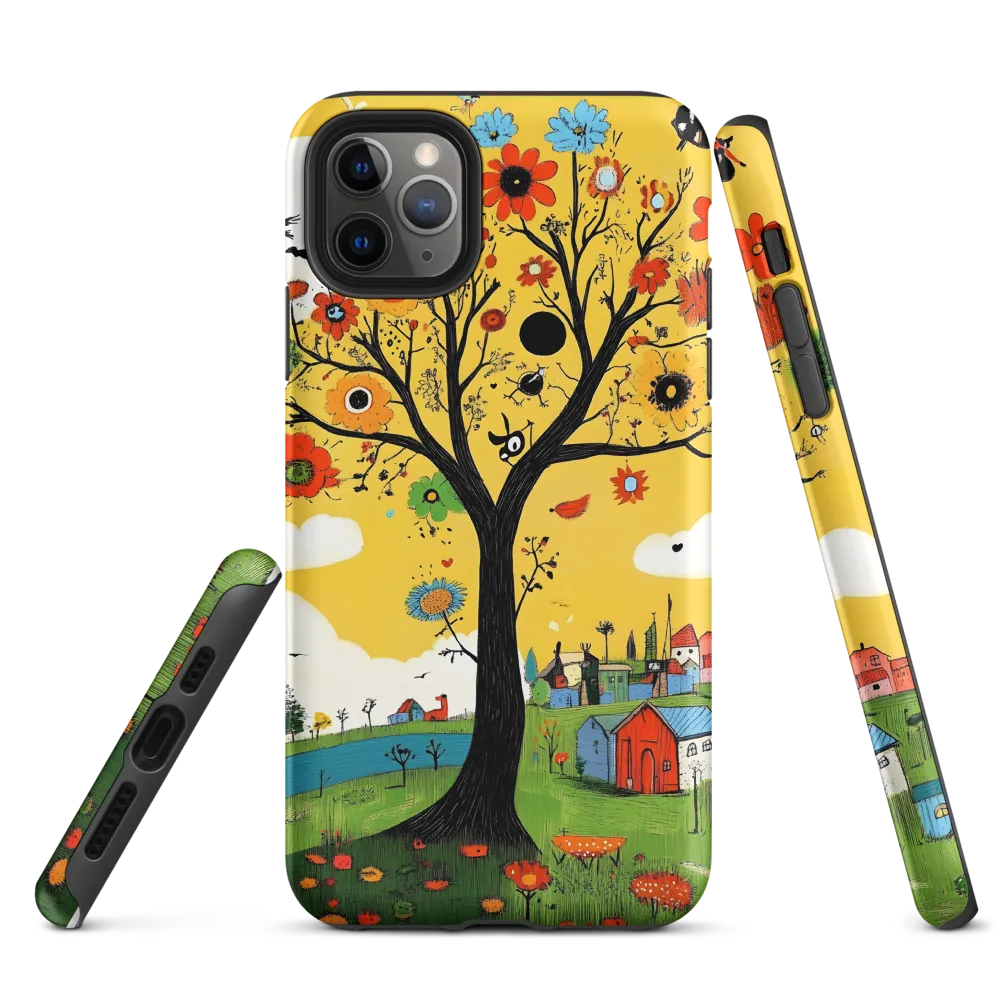 Whimsical Blooms of Life | Phone Case |  11 Pro Max | Tough Case | Matte