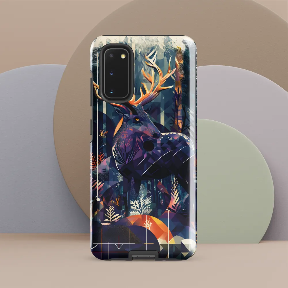 Majestic Serenity: A Geometric Forest Encounter