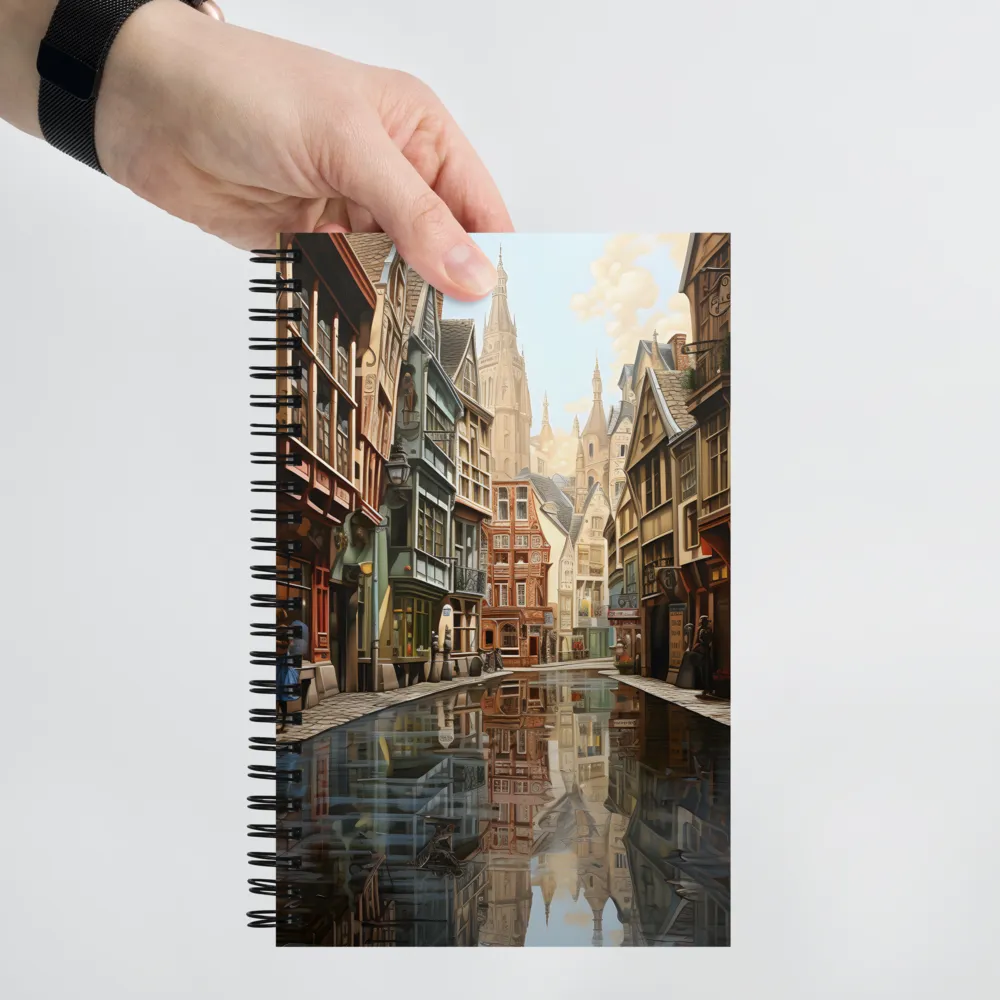 Reflections of a Timeless City | Spiral Notebook