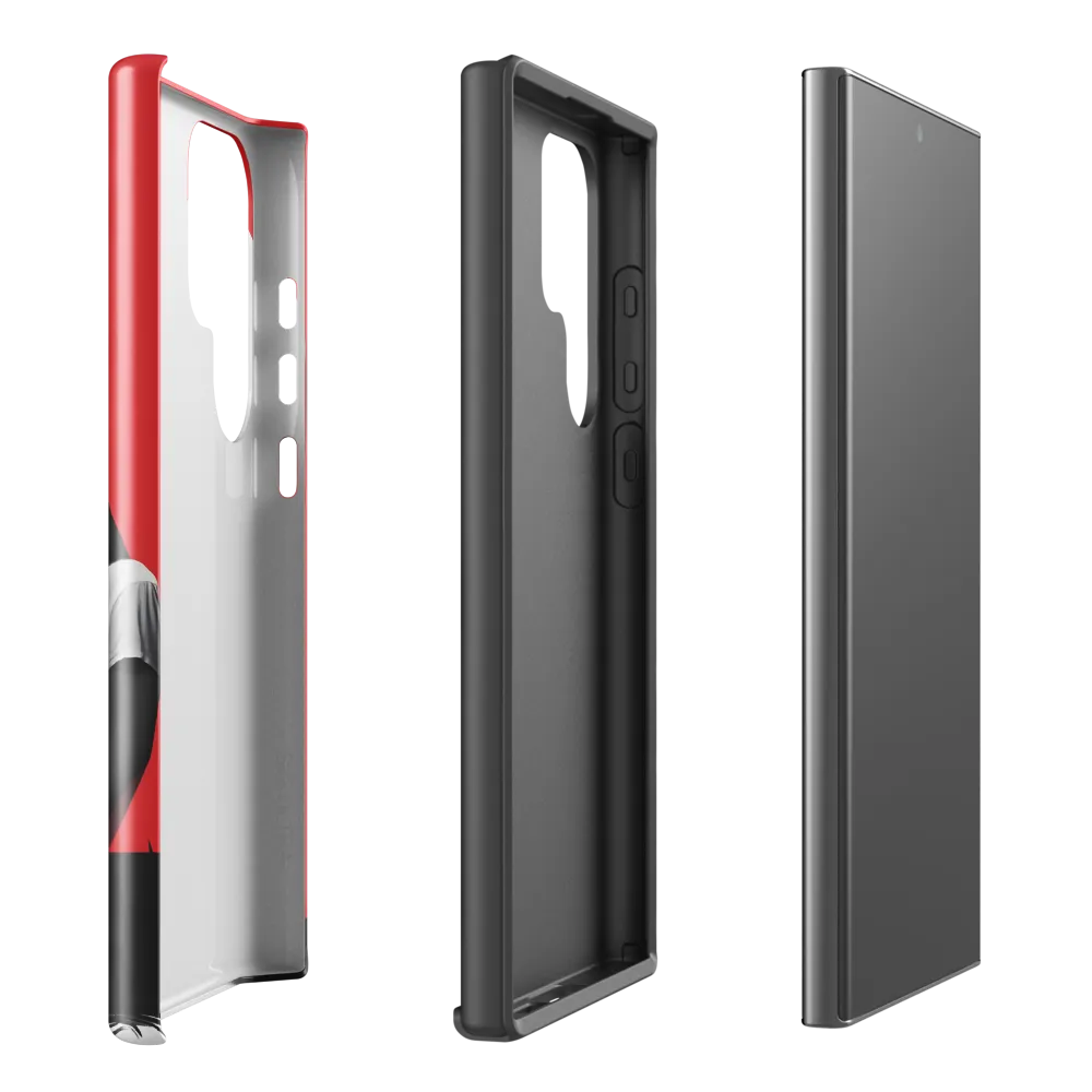 Contemplation in Red | Phone Case |  S23 Ultra | Tough Case | Glossy