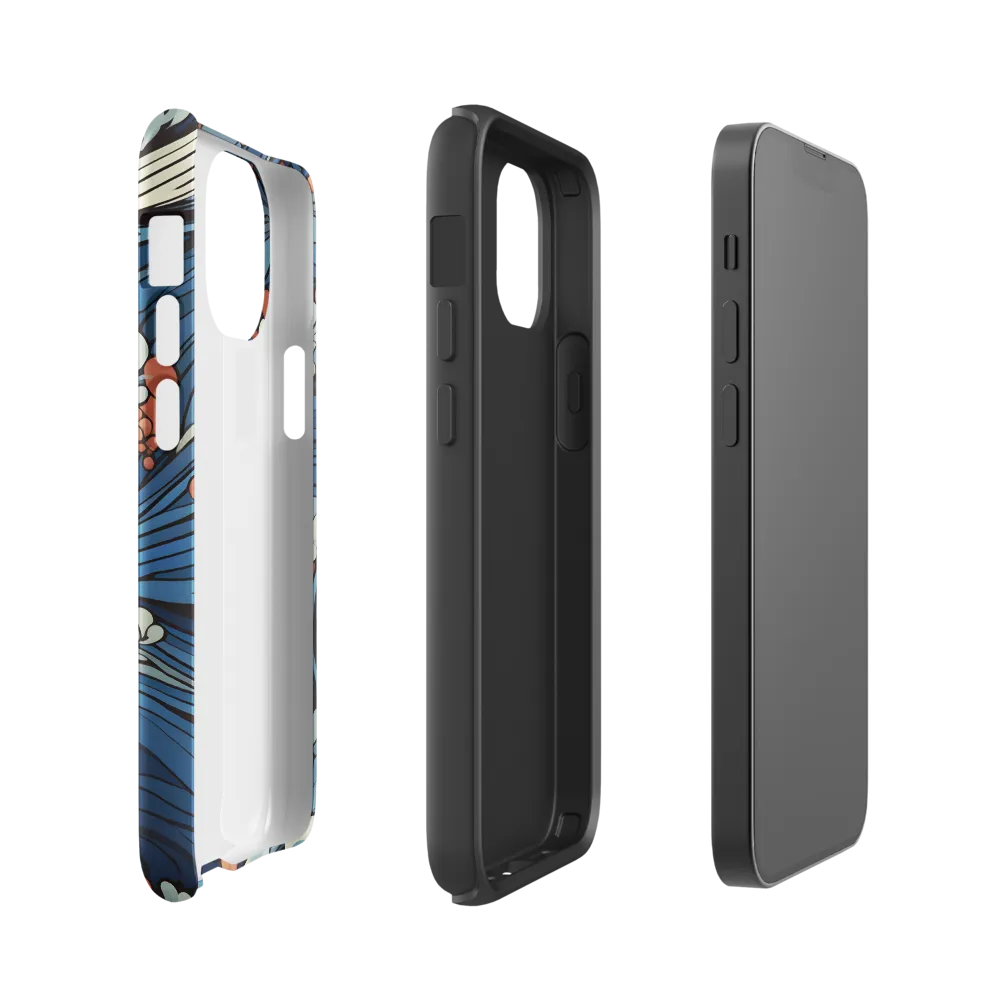 Nature's Elegance: An Oceanic Tapestry | Phone Case |  13 mini | Tough Case | Glossy