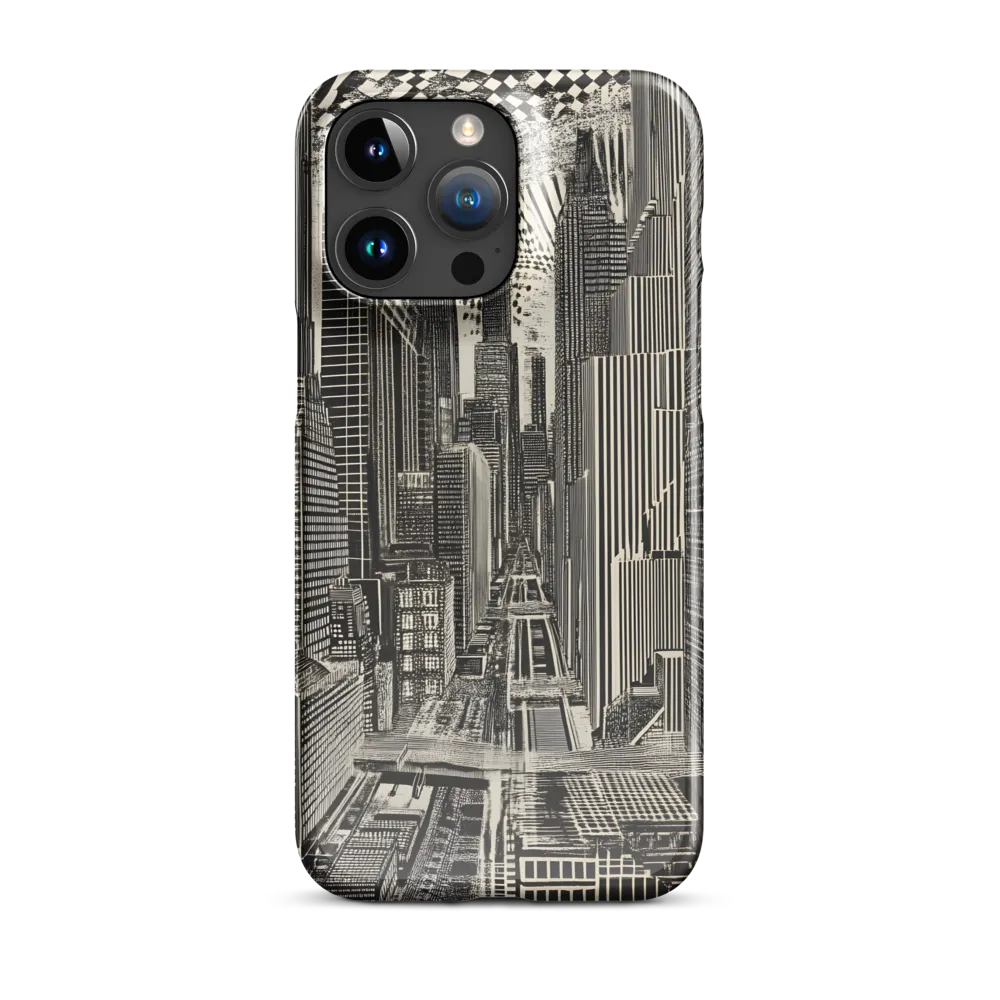 Urban Dreams: A Surreal Cityscape | Phone Case |  15 Pro Max | Snap Case | Glossy