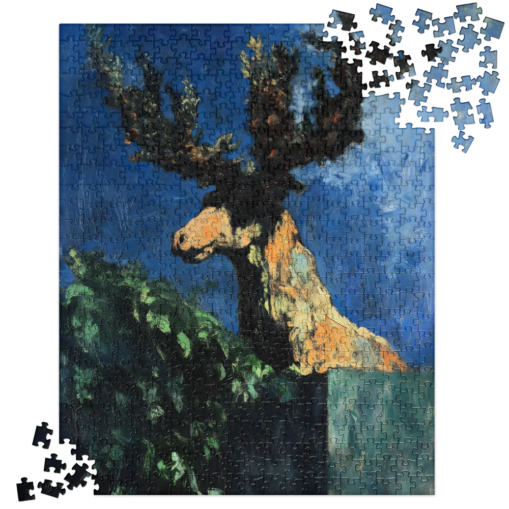 The Majestic Deer in Nature | Jigsaw Puzzle | 520 pieces