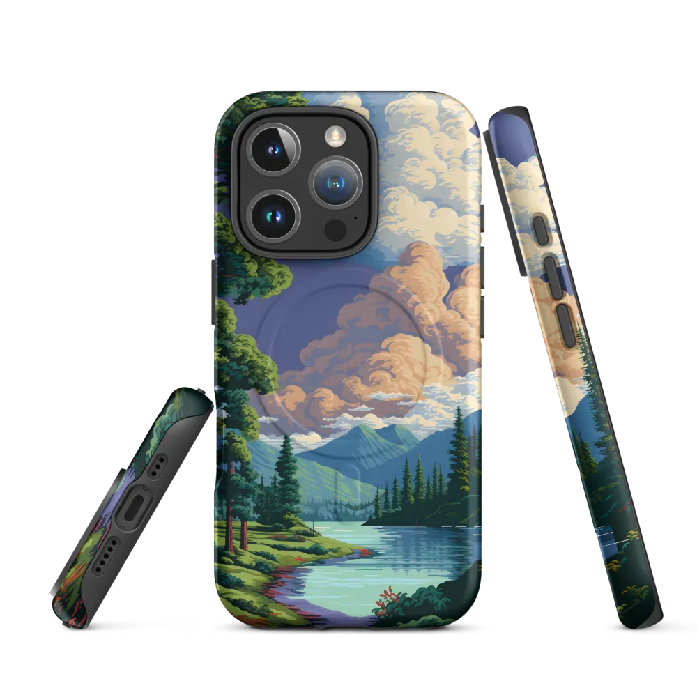 Serenity in Nature: A Lush Landscape | Phone Case |  16 Pro | MagSafe® Tough Case | Matte