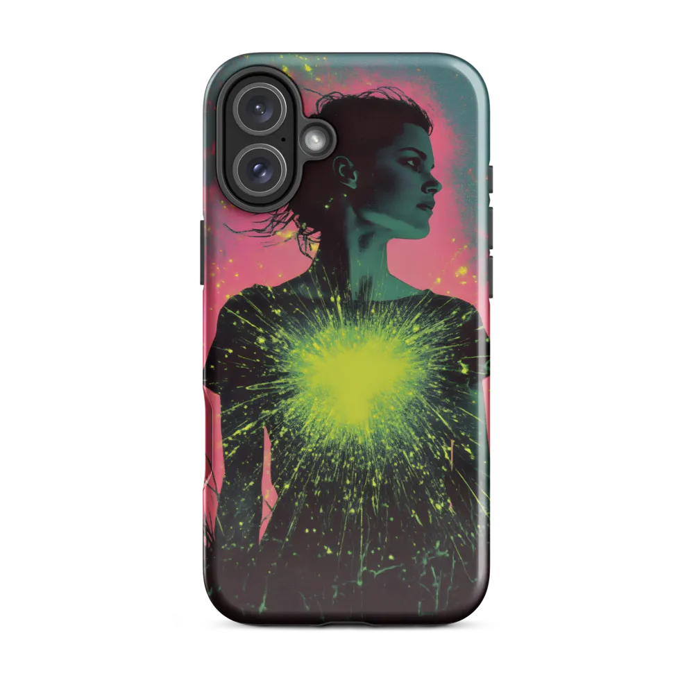 Cosmic Heart: A Surreal Portrait of Strength
