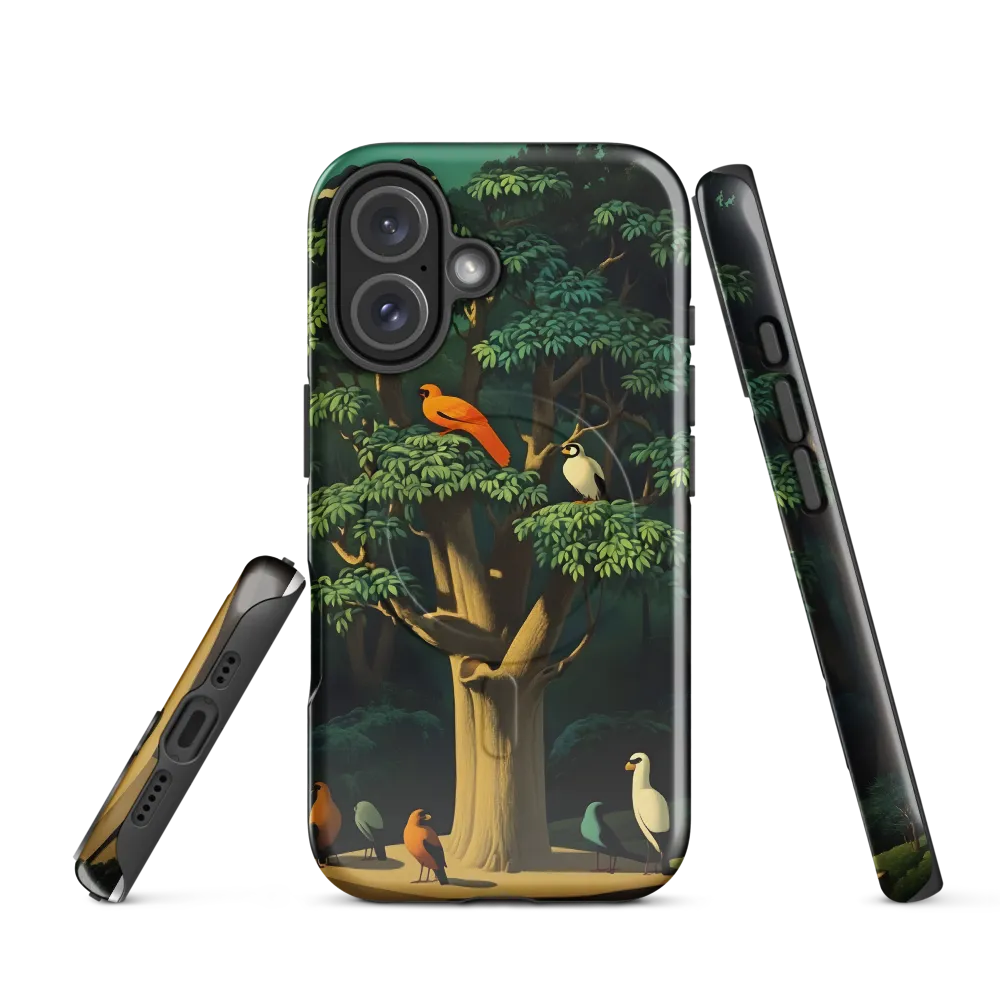 Harmony in Color: A Surreal Bird Symphony