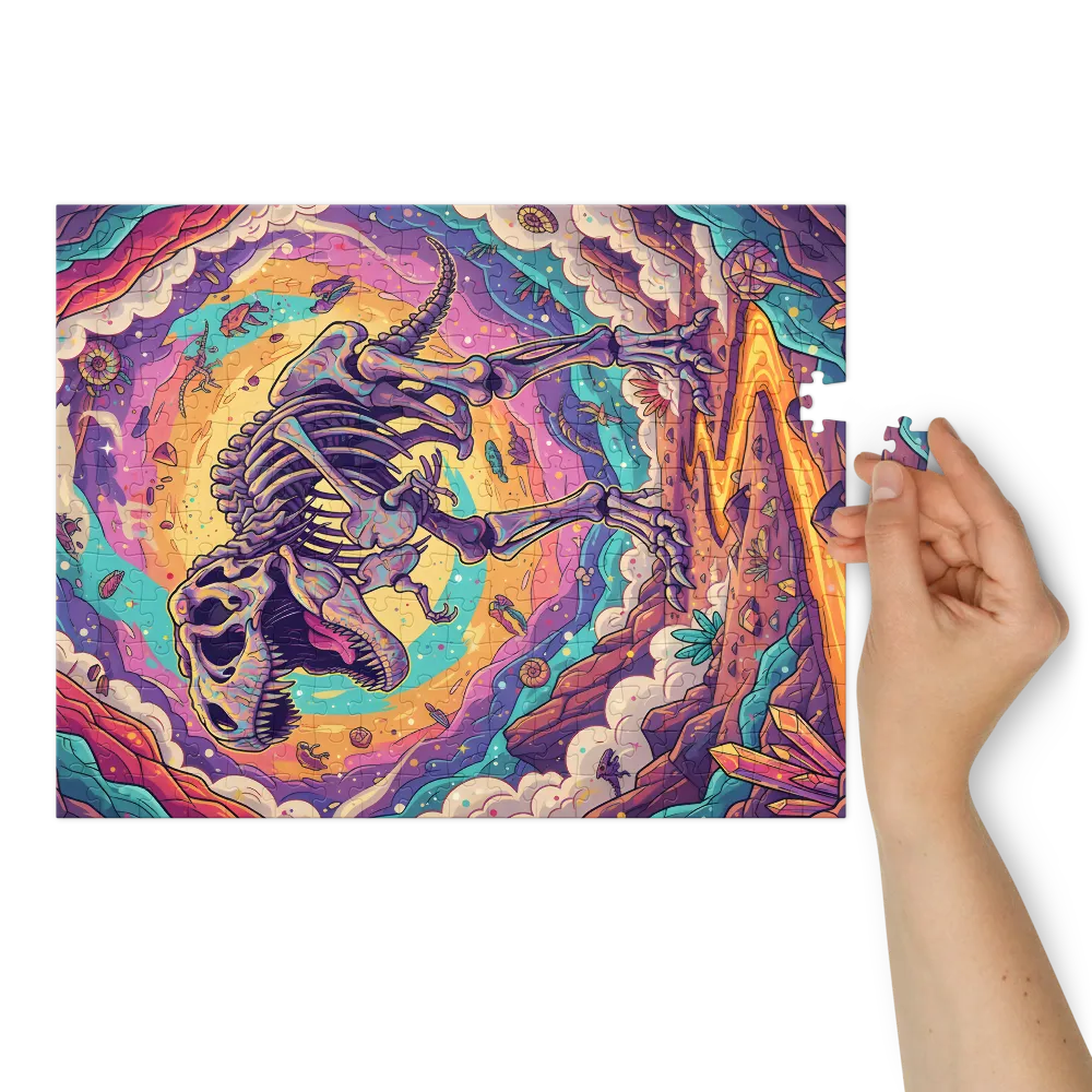 Prehistoric Reverie 
 Jigsaw Puzzle in Tin Box