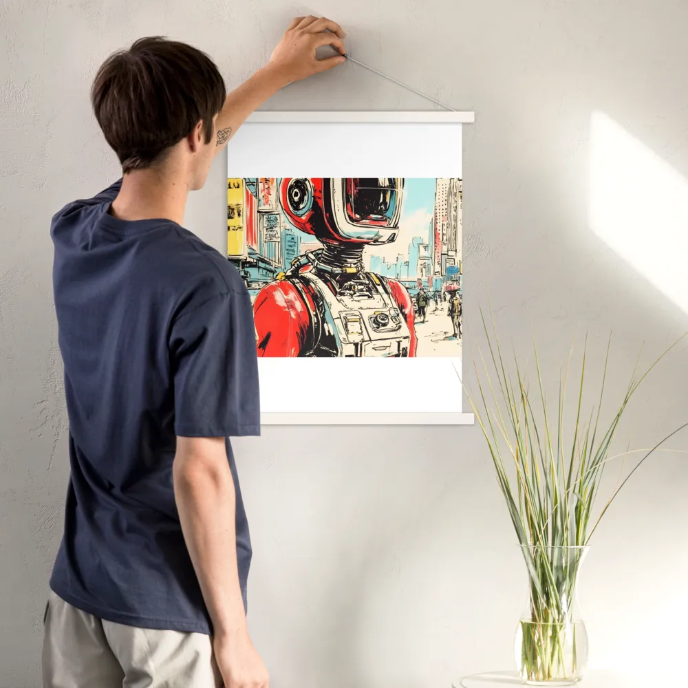 Future Guardian of the City | Poster With White Wood Hanger | 18″×24″